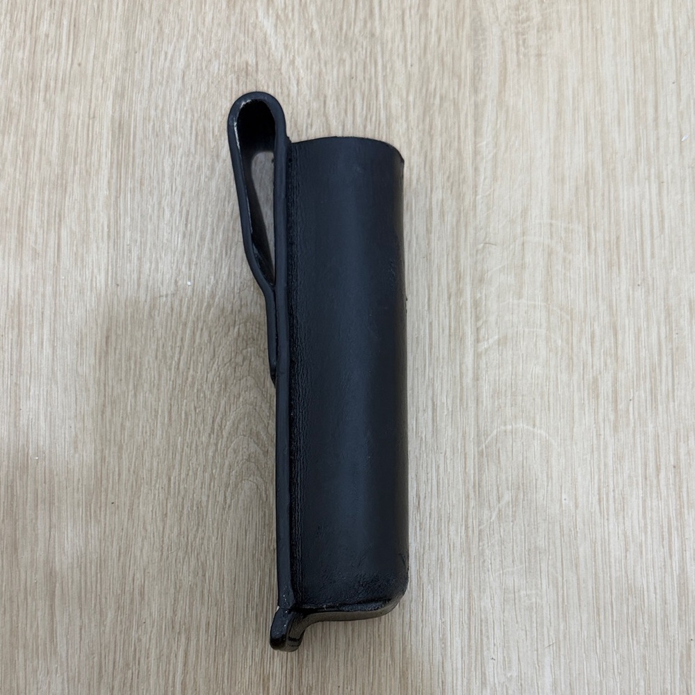 Black Leather Baton Asp Holder